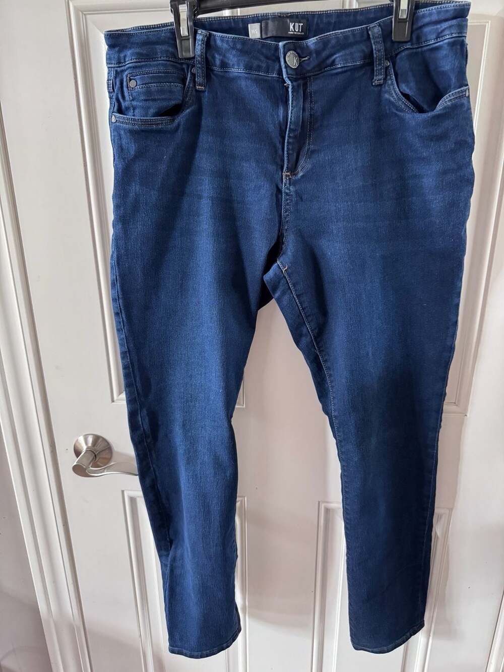 Kut From The Kloth Skinny Jeans Size 16S Blue Denim
